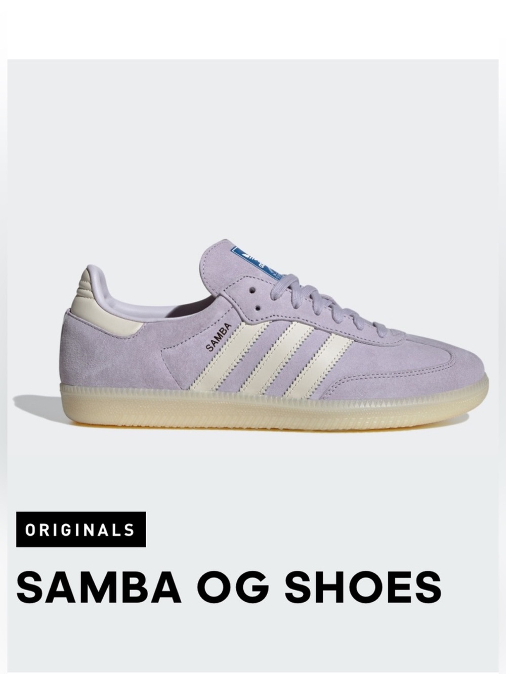 Adidas Samba Lilac